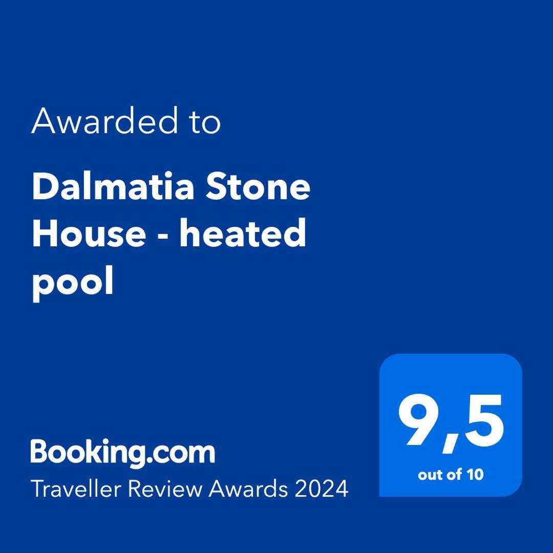 Biorine Dalmatia Stone House - Heated Poolゲストハウス エクステリア 写真