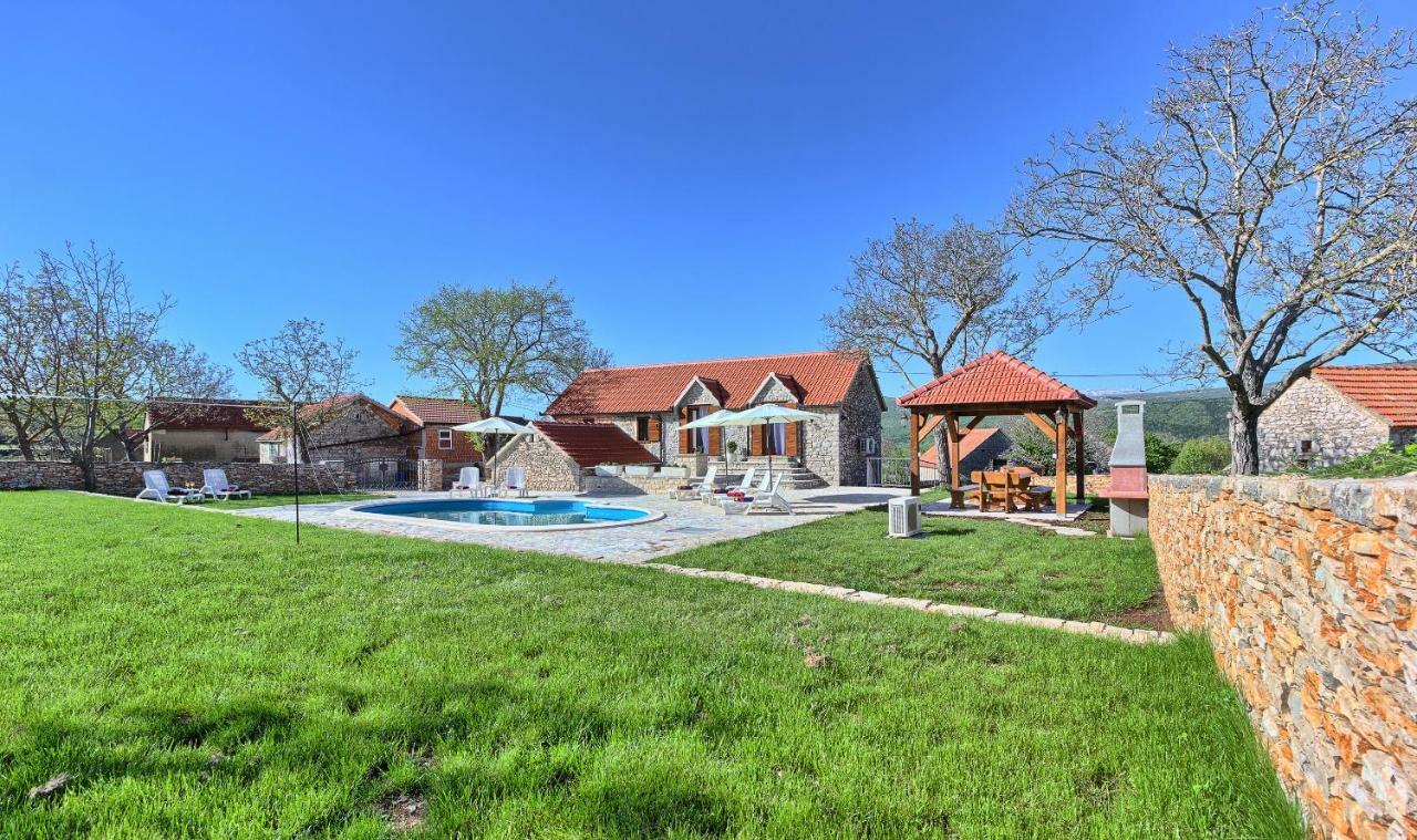 Biorine Dalmatia Stone House - Heated Poolゲストハウス エクステリア 写真
